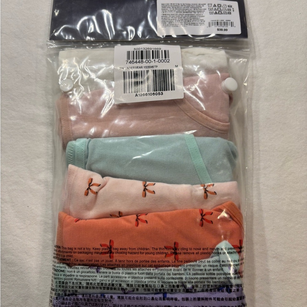 Hanna Andersson Women's Bow Patterned Socks Set - Pink, Mint, Orange - Picture 2 of 3